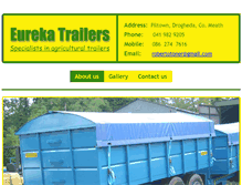 Tablet Screenshot of eurekatrailers.com